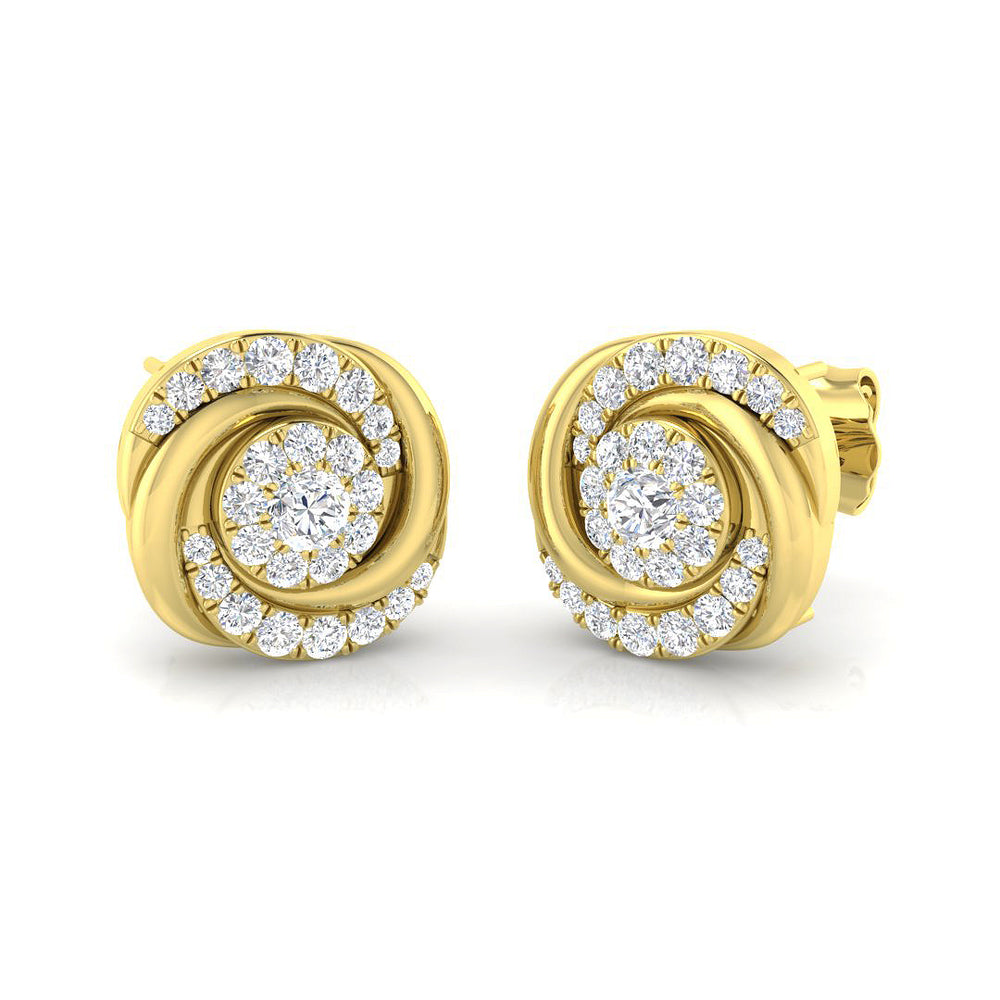 Earring 18 KT Yellow Gold