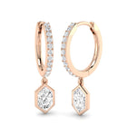 Earring 9 KT Rose Gold