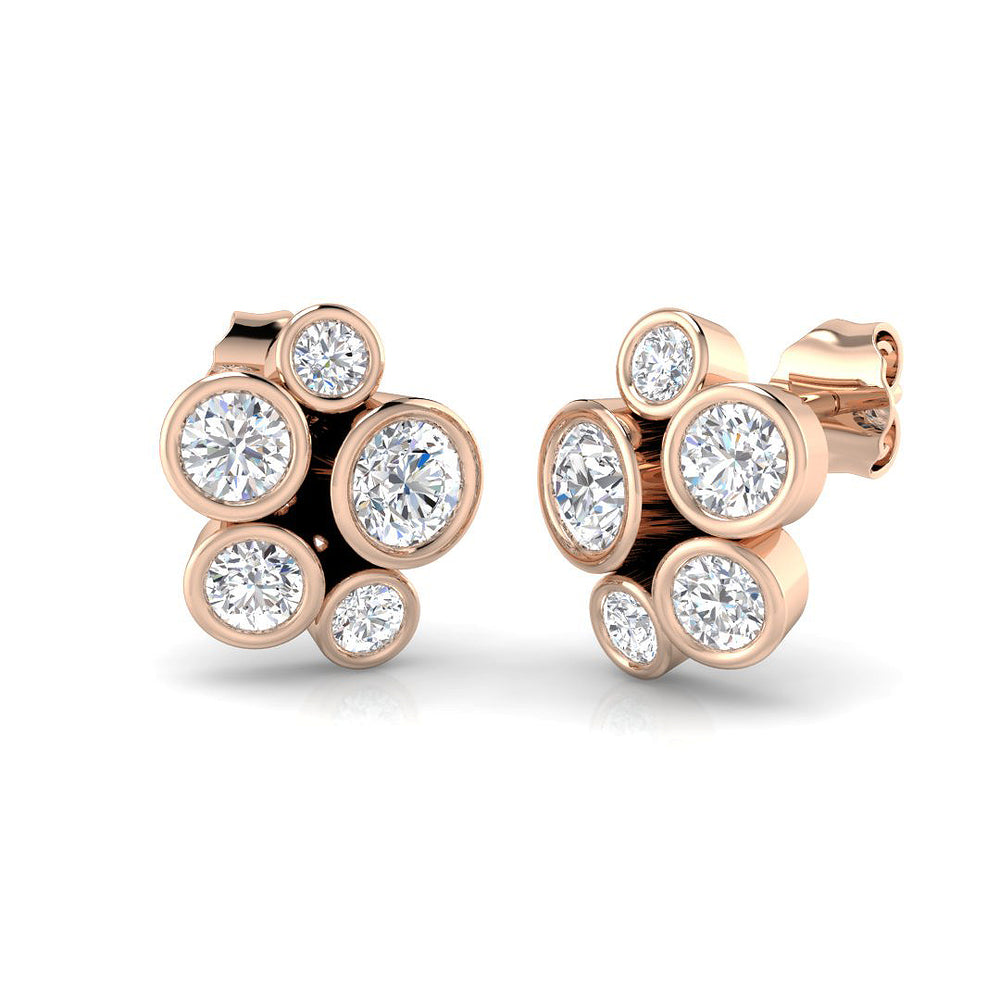 Earring 9 KT Rose Gold