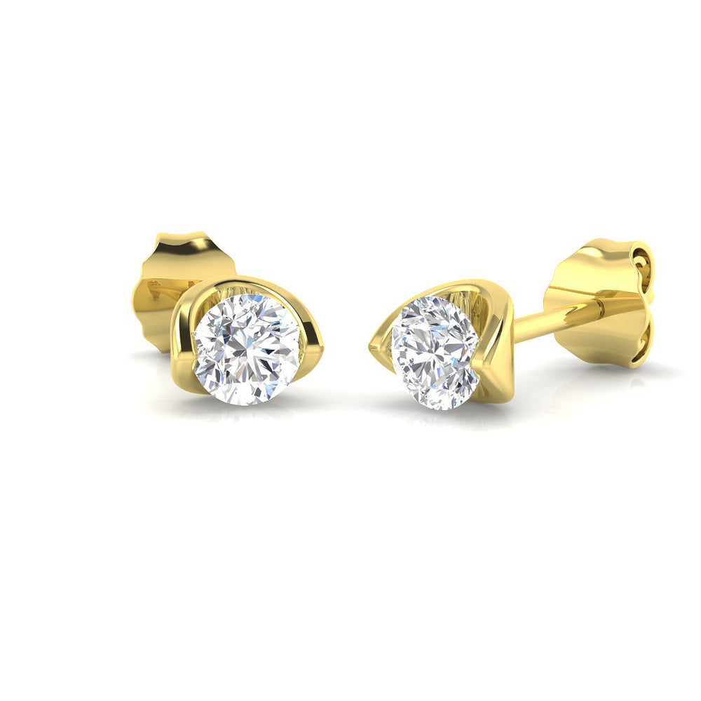 Earring 18 KT Yellow Gold