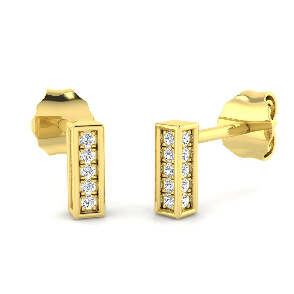 Earring 18 KT Yellow Gold