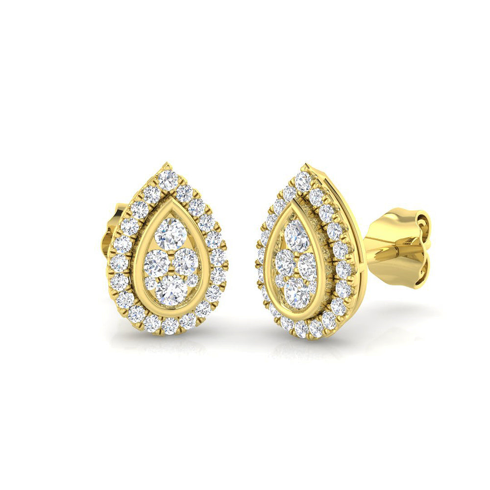 Earring 18 KT Yellow Gold