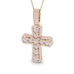 Cross 9 KT Rose Gold