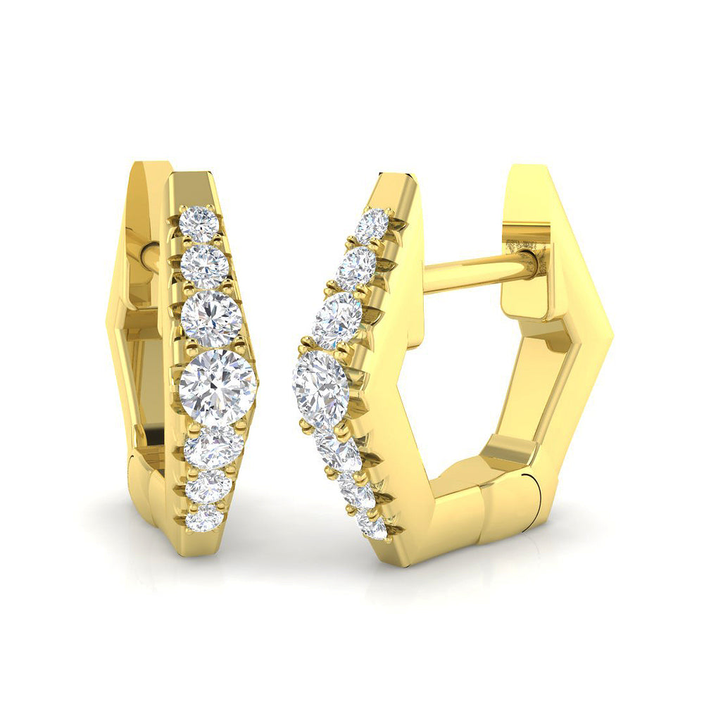 Earring 18 KT Yellow Gold