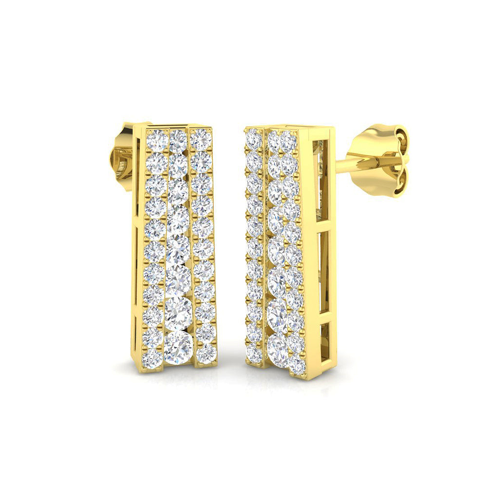 Earring 18 KT Yellow Gold