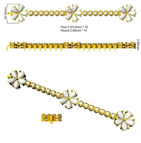 Bracelets 18 KT Yellow Gold