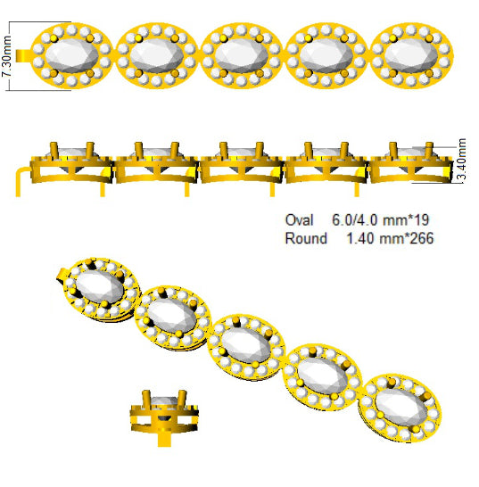 Bracelets 18 KT Yellow Gold