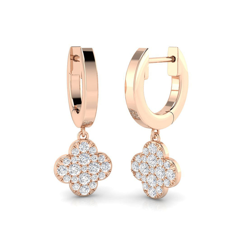 Earring 9 KT Rose Gold