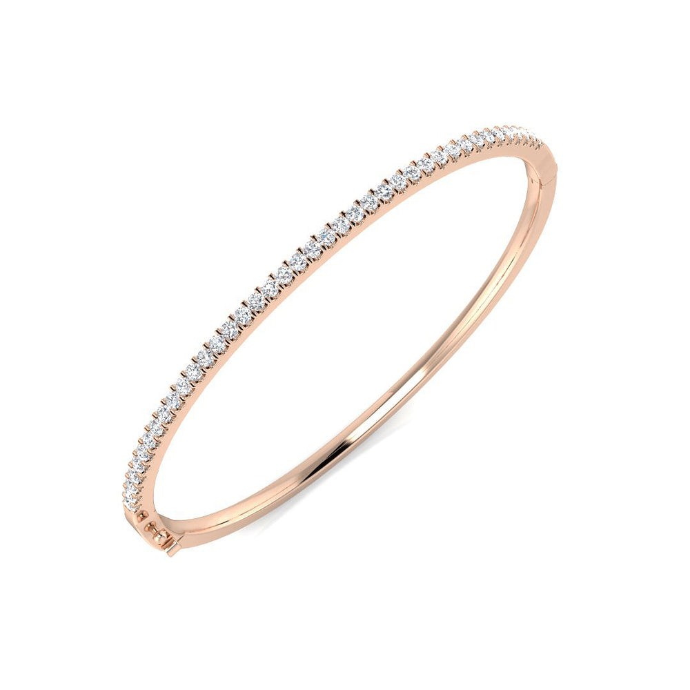 Bangles 9 KT Rose Gold