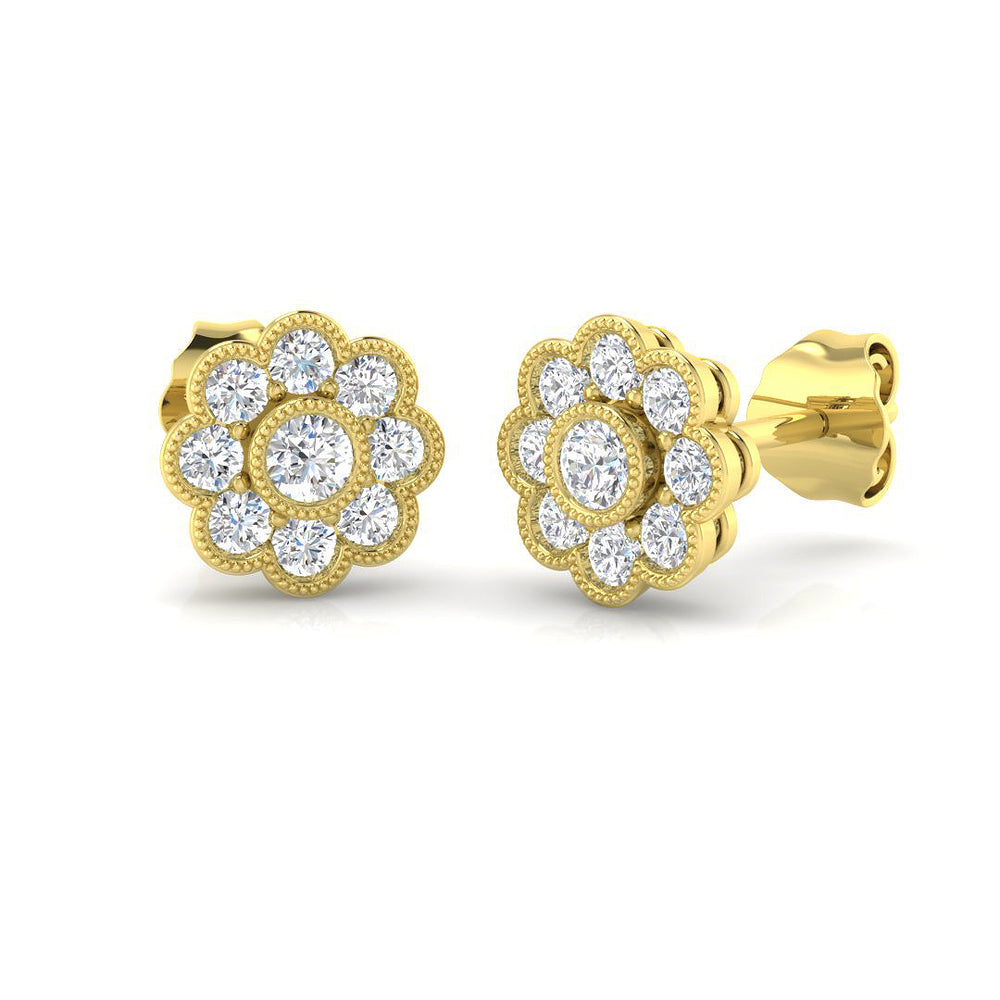 Earring 18 KT Yellow Gold