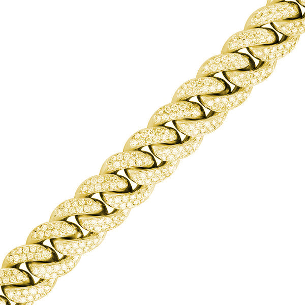14mm Cuban Link Chain (Two Row)