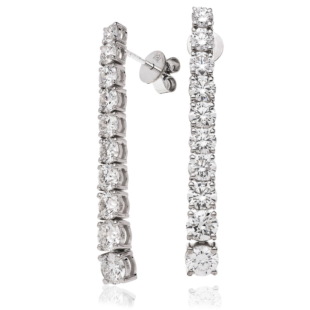 Claw Set Drop Earring 5.25ct