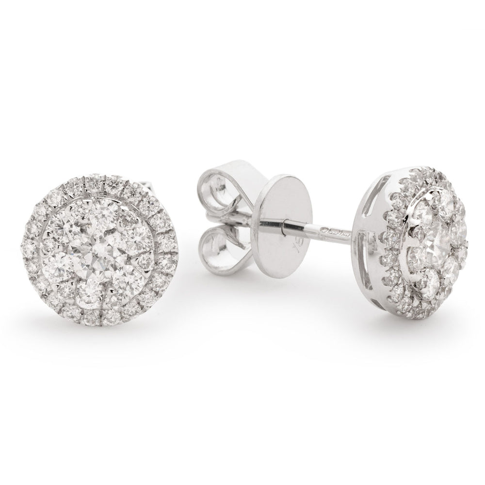 Cluster Ear Studs 1.75ct