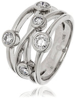 Cascade Ring 18ct White Gold 0.80ct