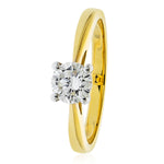 Classic Solitaire Engagement Ring 0.20ct