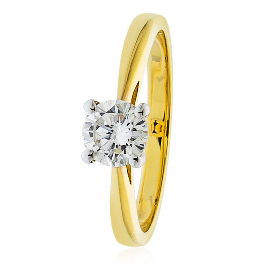 Classic Solitaire Engagement Ring 0.70ct