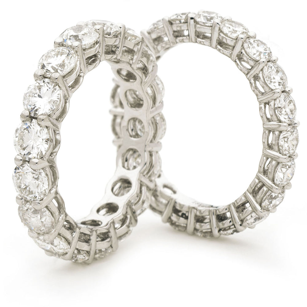 Shared Claw Full Eternity Ring 4.20ct