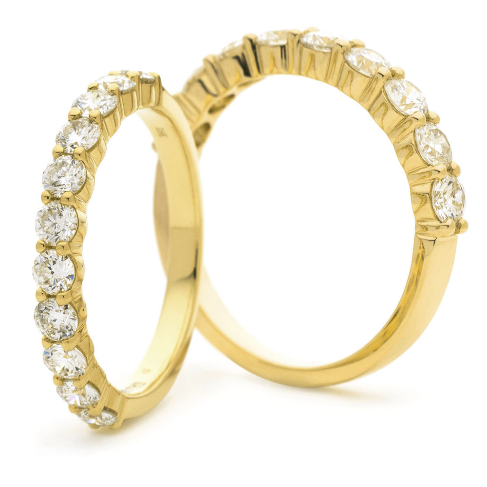 Shared Claw Half Eternity Ring 0.50ct
