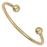 9ct Yellow Gold Solid Baby Torque Bangle