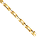 9ct Yellow Gold Fancy Link Baby Bracelet