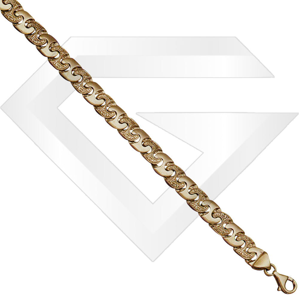 9ct Bali Gold Chain / Bracelet (Gauge 2)