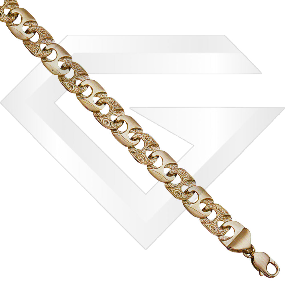 9ct Bali Gold Chain / Bracelet (Gauge 3)