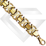 9ct UK Flat Byzantine Gold Chain / Bracelet (Gauge 9)