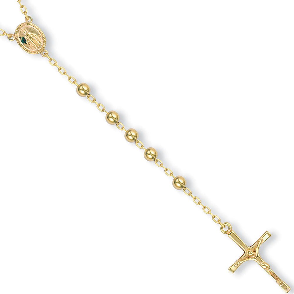 9ct Yellow Gold Rosary Beads (SMALL)