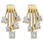 9ct Yellow Gold 0.25ct Diamond Studs Earrings
