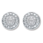 18ct White Gold 0.25ct Diamond Stud Earrings