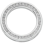 18ct White Gold 0.45ct Diamond Circle Pendant