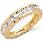 9ct Yellow Gold 0.75ct Diamond Eternity Ring