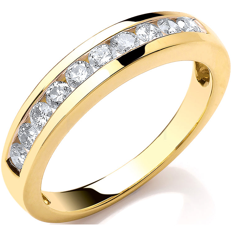 18ct Yellow Gold 0.50ctw Diamond Eternity Ring