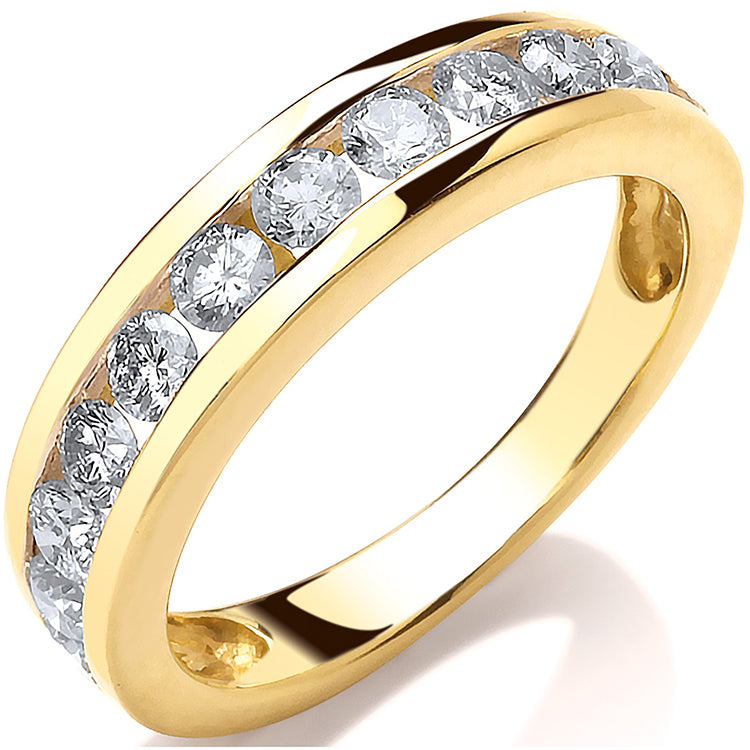 18ct Yellow Gold 0.75ctw Diamond Eternity Ring