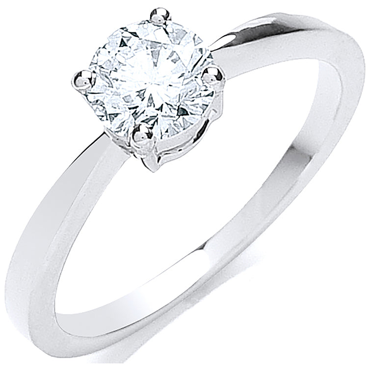 18ct White Gold 0.70ct Diamond Engagement Ring