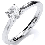 18ct White Gold 0.50ct Certificated Engagement Ring