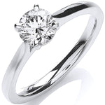 18ct White Gold 0.70ct Certificated Engagement Ring