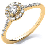 18ct Yellow Gold 0.37ct Fancy Engagement Ring