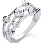 9ct White 0.33ctw Diamond Dress Ring
