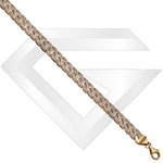 9ct Goa Cubic Zirconia Gold Chain / Bracelet (Gauge 1)