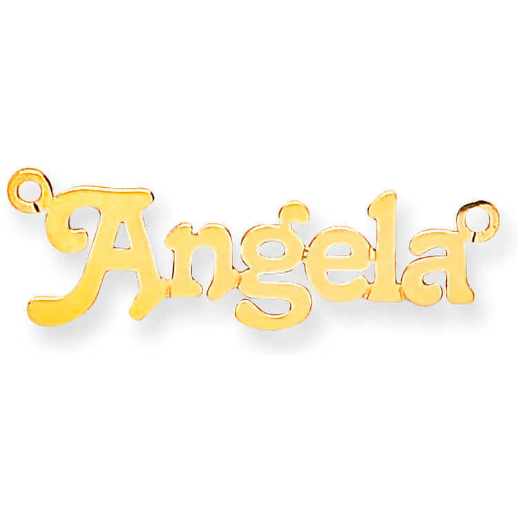 9ct Gold Small Terra Name Necklace