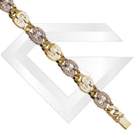 9ct Las Vegas Cubic Zirconia Chain / Bracelet (Gauge 1)