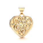 9ct Yellow Gold Heart Shape Locket