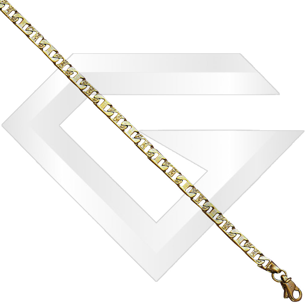 9ct Mexico Gold Chain / Bracelet (Gauge 1)