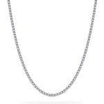 Straight Four Claw Diamond Tennis Necklace 13.25ct
