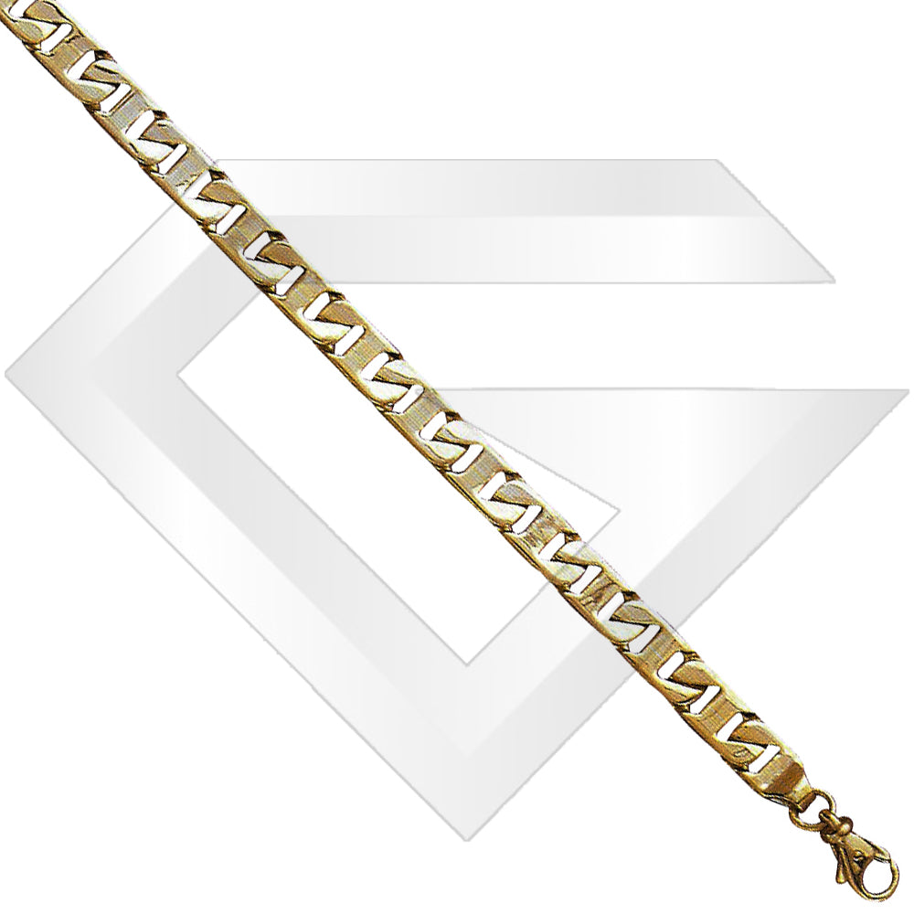 9ct Panama Gold Chain / Bracelet (Gauge 3)