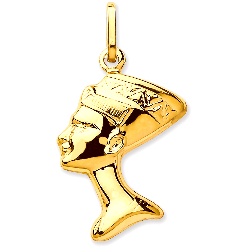 9ct Yellow Gold Small Nefertiti Pendant
