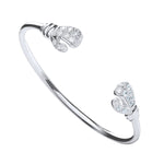 Silver Baby Cubic Zirconia Boxing Glove Bangle