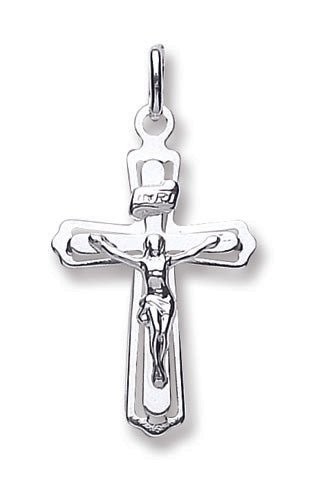 Silver Cut Out Crucifix