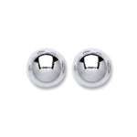 Silver Ball Stud 10mm Earrings